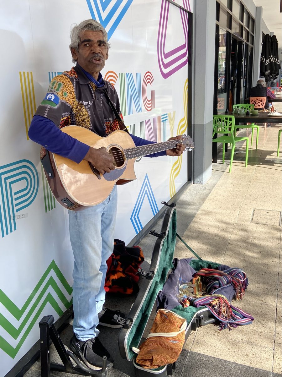 Man with guitar