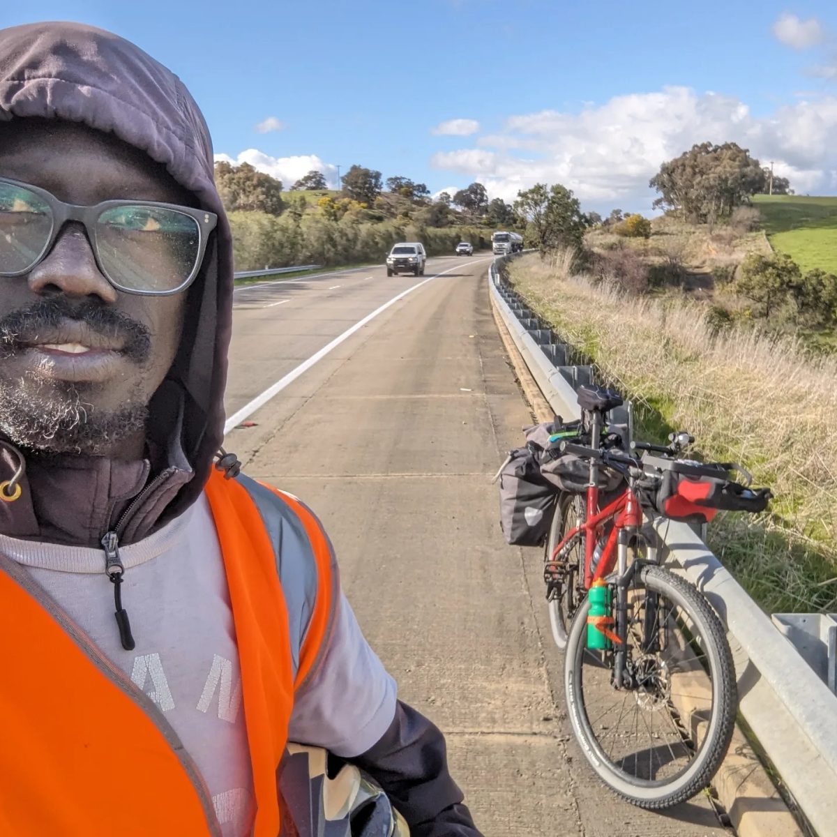 long-distance cyclist