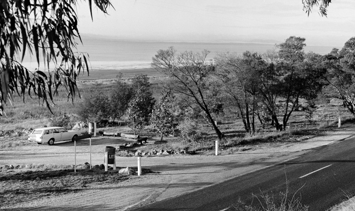 1971 Federal Highway rest area at Geary's Trig, south of Goulburn.