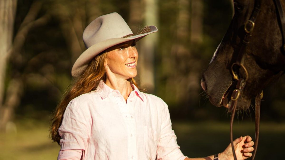 farmer with her horse